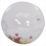 TH717 16 Confetti Beach Ball With Custom Imprint